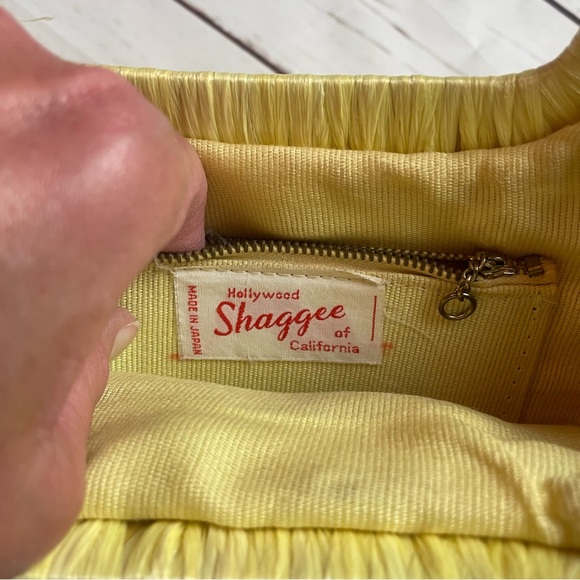 Vintage Shaggee Hollywood of California Straw Handbag - Picture 7 of 7